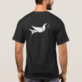 LRP blau auf der Orangentaube hinten T-Shirt