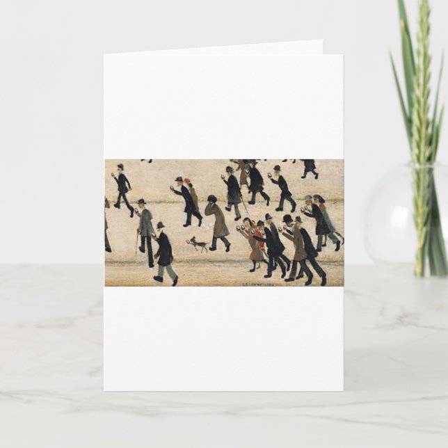 LS Lowry aus dem 21. Jahrhundert Karte (Vorderseite)