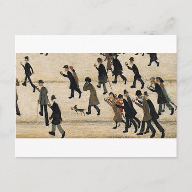 LS Lowry aus dem 21. Jahrhundert Postkarte (Vorderseite)