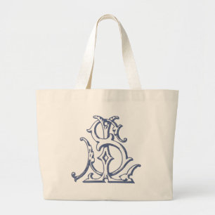 LS/SL Monogramm-Produkt Jumbo Stoffbeutel