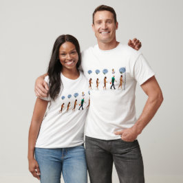 LS Weißes T-Shirt - Durch Typ spielen