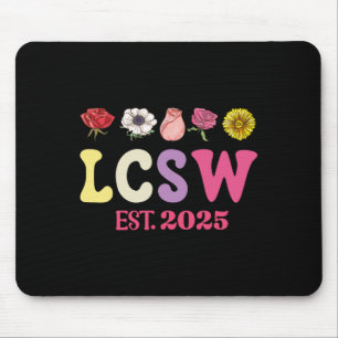 LSCW Est 2025 Abschluss lizenziert Klinische Sozia Mousepad