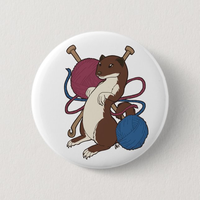 LSG Tweasel Knopf Button (Vorderseite)