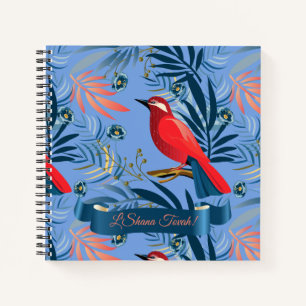 L'Shana Tovah! Jüdisches Neujahrsfest Rosch ha-Sch Notizbuch