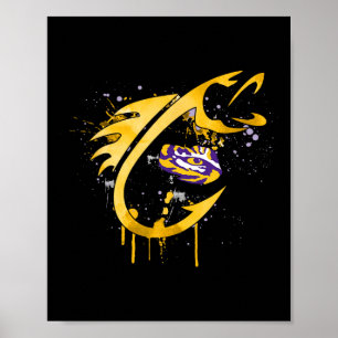 Lsu Tigers Angelhaken  Poster