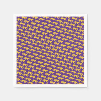 LSU Tigers Party Napkins - Tiger Print LSU Party Serviette