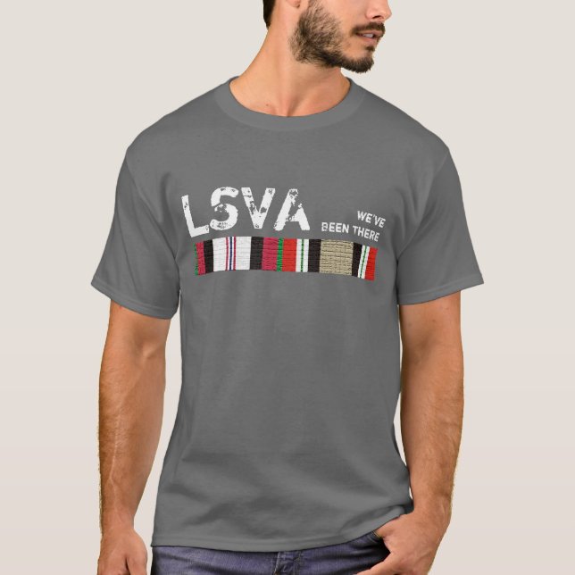LSVA Grau-Shirt T-Shirt (Vorderseite)