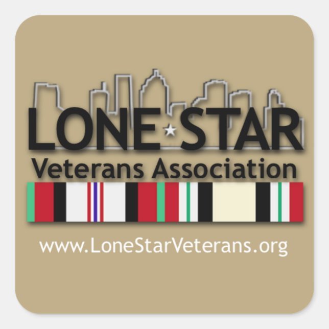 LSVA Tan Vehicle Decal Quadratischer Aufkleber (Vorderseite)