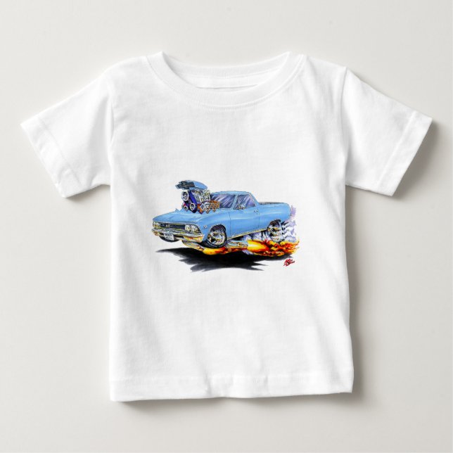 Lt 1966 EL-Camino Blue Truck Baby T-shirt (Vorderseite)