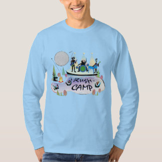 Lt Blue RushCamp des Mann-grundlegendes langes T-Shirt