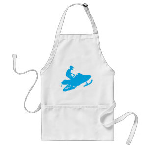 LT-Blue-Snowmobiler Schürze