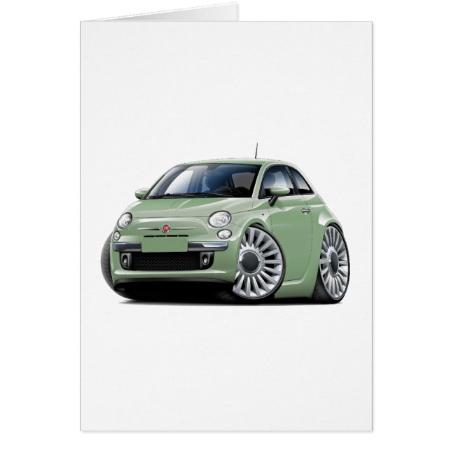 Lt Green Car Fiat-500 (Vorne)