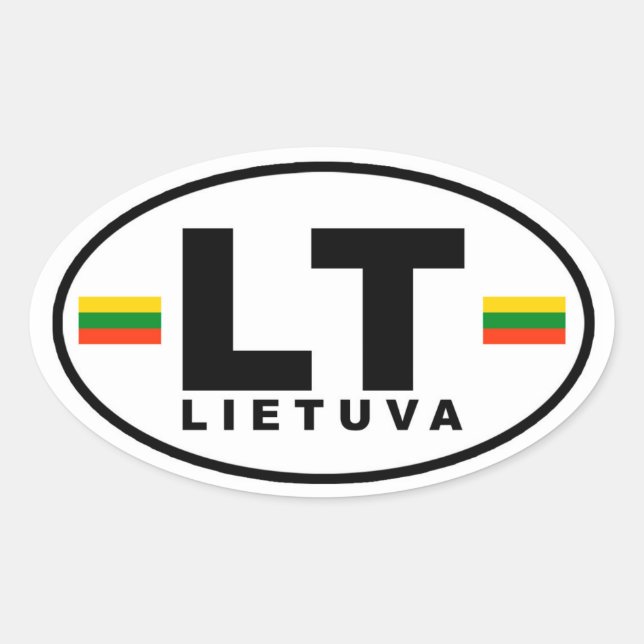 LT Lietuva Sticker (Vorderseite)