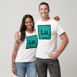 Lu - Lutefisk Chemie Periodensystem Symbol Fisch T-Shirt