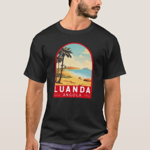 Luanda Angola Reise Kunst Vintage T-Shirt
