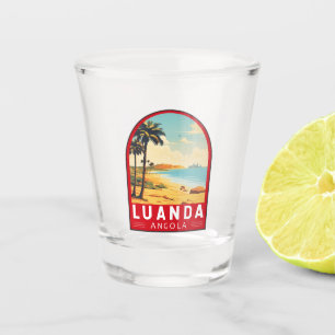 Luanda Angola Reisen Vintag Schnapsglas