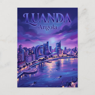 Luanda-Bucht Angola Postkarte