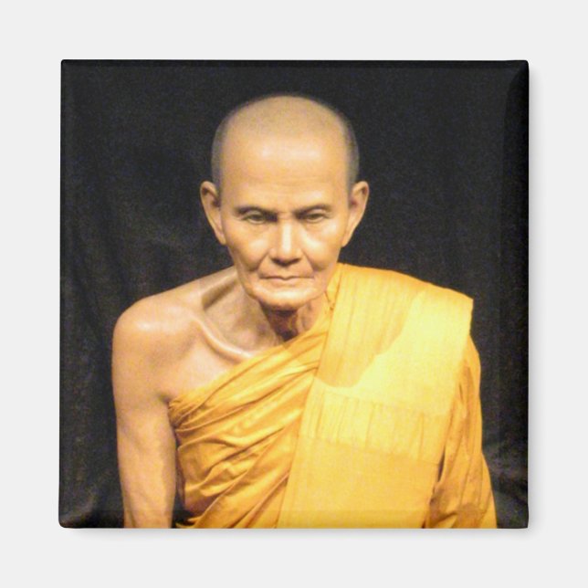 Luang Poo Mun Bhuridatto ... Buddhistischer Mönch Magnet (Vorne)