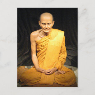 Luang Poo Mun Bhuridatto ... Buddhistischer Mönch Postkarte