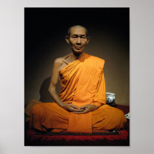 Luang Por Kasem Khemako ... Buddhistischer Mönch Poster