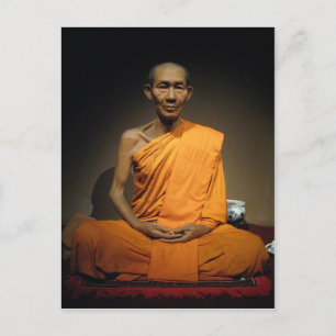 Luang Por Kasem Khemako ... Buddhistischer Mönch Postkarte