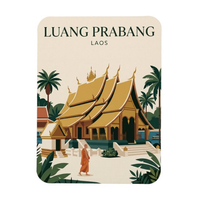 Luang Prabang Laos Magnet (Vertikal)