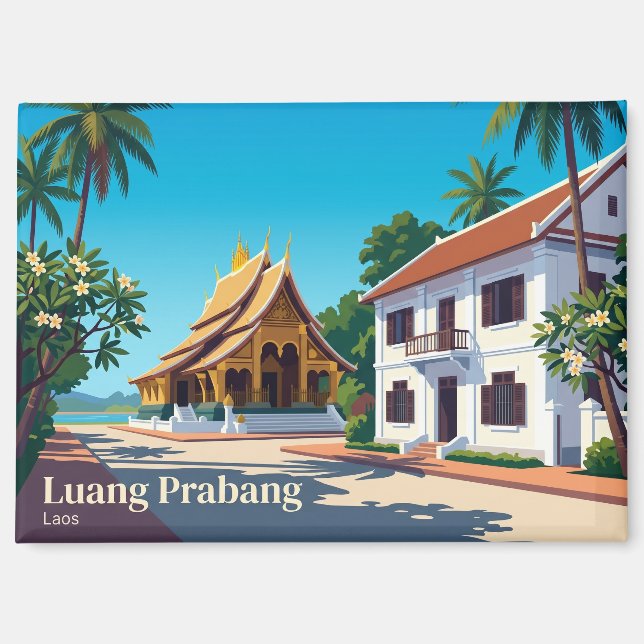 Luang Prabang Laos Magnet (Vorderseite)