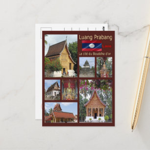 Luang Prabang - Laos - Mosaic - Postkarte