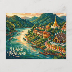 Luang Prabang Laos Postkarte