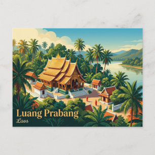 Luang Prabang Laos Postkarte