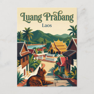 Luang Prabang Laos Postkarte