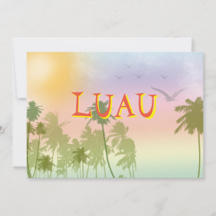 Luau 16 . Geburtstag Einladung Hawaiian