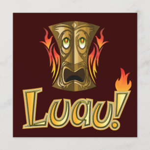 Luau 3 Party Einladungen