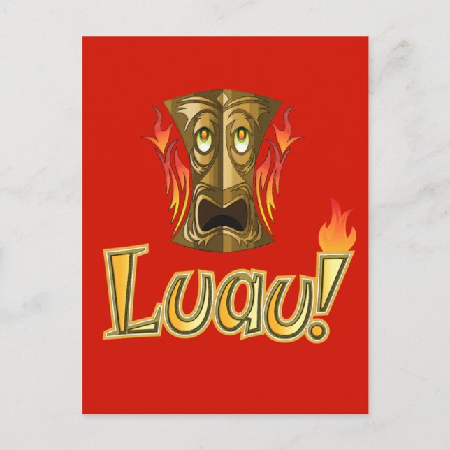 Luau 3 postkarte (Vorderseite)