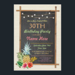 Luau Aloha Tiki Einladung<br><div class="desc">Elegantes Aloha Party, ideal für JEDES ALTER. ÄNDERN SIE DEN TEXT EINFACH, UM IHR PARTY . Rückdruck im Lieferumfang enthalten.</div>