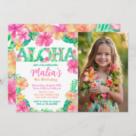 Luau Birthday Einladung
