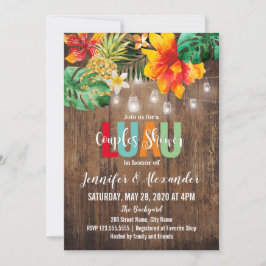 Luau Couples Dusche Einladung