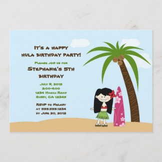 Luau Einladung