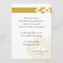 Luau Einladungen zum 50. Jahrestag