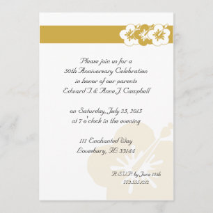 Luau Einladungen zum 50. Jahrestag