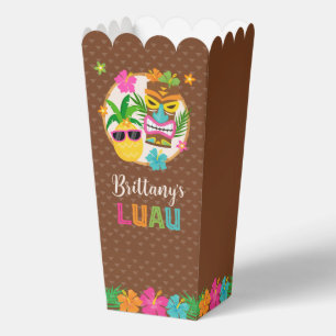 Luau Hawaiian Tropical Birthday Geschenkschachtel