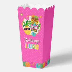 Luau Hawaiian Tropical Birthday Geschenkschachtel