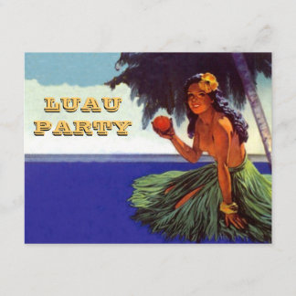LUAU HULA TANCE PARTY EINLADUNG ~ 16 . GEBURTSTAG