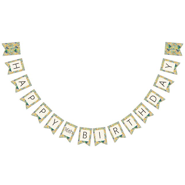 Luau Party Banner | Ananas (Alle)