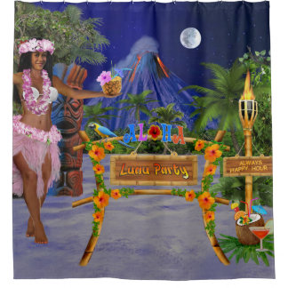 LUAU PARTY DUSCHVORHANG