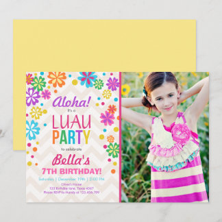 Luau Party Einladung Tropischer Geburtstag Aloha