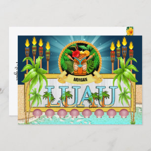 LUAU - Siehe Rückseite - Einladung