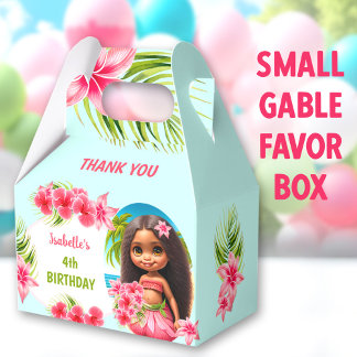 Luau Summer Birthday Tropical Beach Party Geschenkschachtel