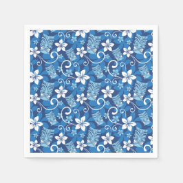 LUAU TIKI DESIGN (HELLBLAU) SERVIETTE