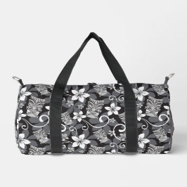 LUAU TIKI MUSTER (HOLZKOHLE) DUFFLE BAG